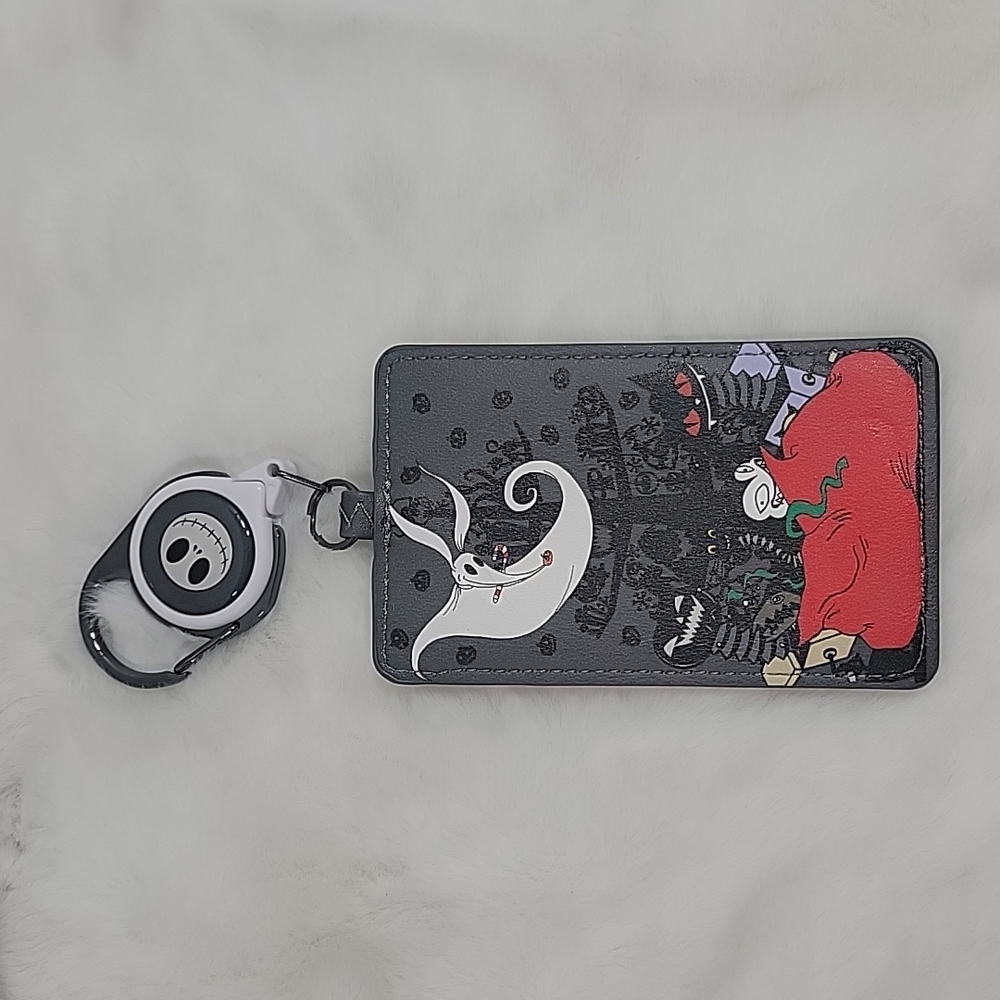 Loungefly Nightmare Before Christmas Jack Skellington & Zero Retractable Lanyard